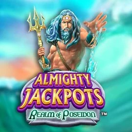 Almighty Jackpots – Realm of Poseidon logo by Novomatic Wildroyal Casino