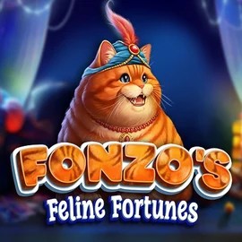 Fonzos Feline Fortunes slot logo by Pragmatic Play at Wildroyal Casino