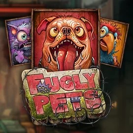 Fugly Pets slot logo by Stakelogic at Wildroyal Casino