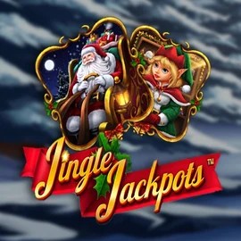 Jingle Jackpots slot visual from Dragon Gaming available on wildroyal.org