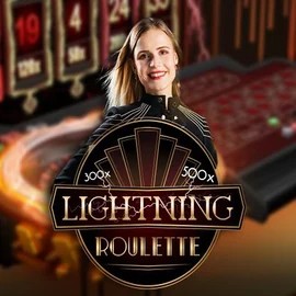 Lightning Roulette slot icon by Evolution, available at Wildroyal Casino