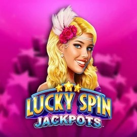 Lucky Spin Jackpots online game logo by Novomatic on wildroyal.org