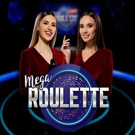Mega Roulette online game logo by Pragmatic Play on wildroyal.org