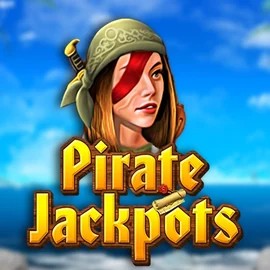 Pirate Jackpots logo by Belatra Games at Wildroyal Casino