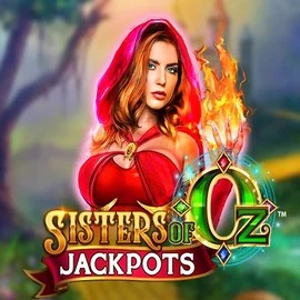 Sisters Of Oz Jackpots logo by Triple Edge Studios at Wildroyal CasinoSisters Of Oz Jackpots