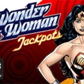 Wonder Woman Jackpots logo – Jackpots by Amaya at Wildroyal Casino